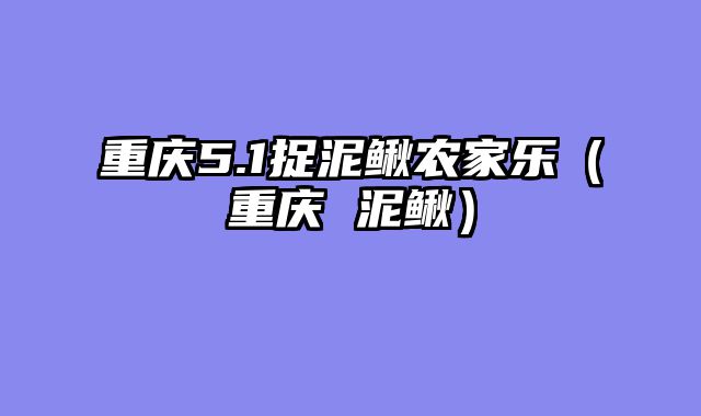 重庆5.1捉泥鳅农家乐（重庆 泥鳅）
